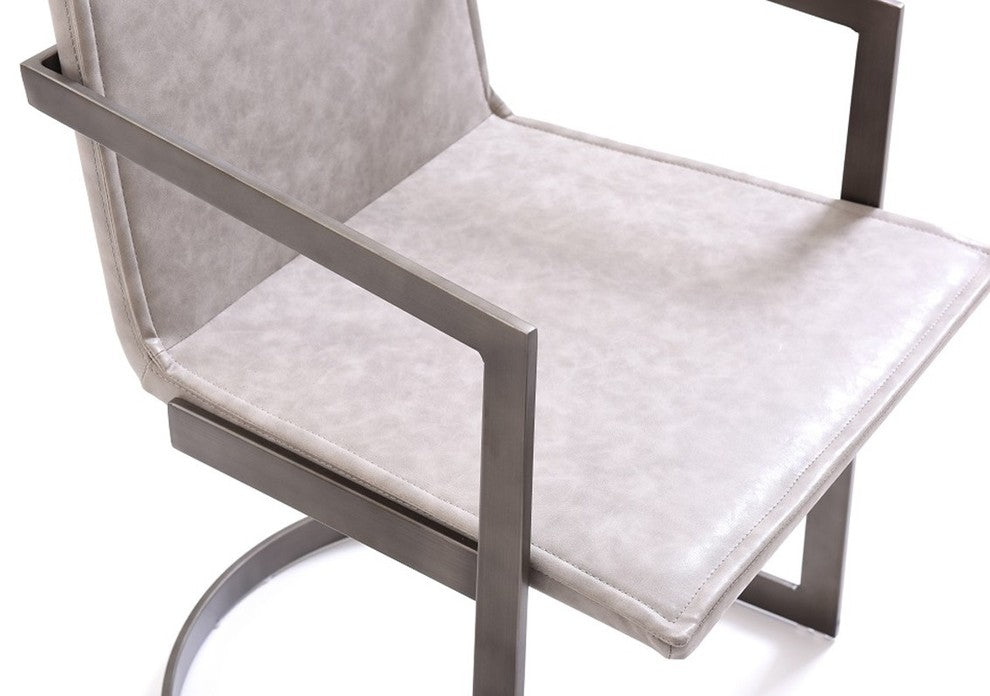 Modrest Jago Modern Dining Chair, Gray