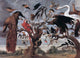 Jan Van I Kessel The Mockery of the Owl - 18" x 27" Premium Canvas Print