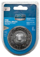 Drill Radial Wire Brush, Fine Crimped, 2"