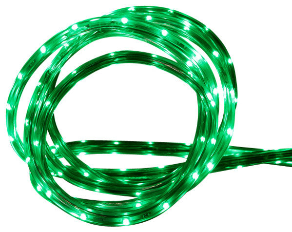 Commercial LED Indoor/Outdoor Christmas Linear Tape Lighting, Green, 100'