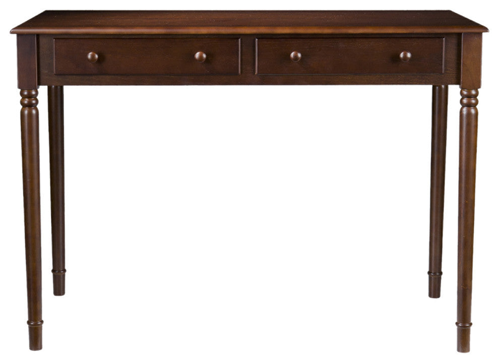 Richter Writing 2-Drawer Desk, Espresso
