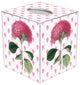 TB2438-Pink Hydrangea Tissue Box Cover