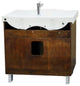 39.8" Single Sink Vanity, Wood, Walnut