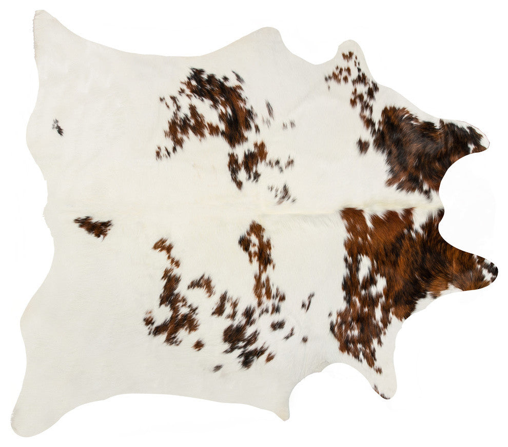 KOBE COWHIDE RUG Aprox  5' x 7' TRICOLOR
