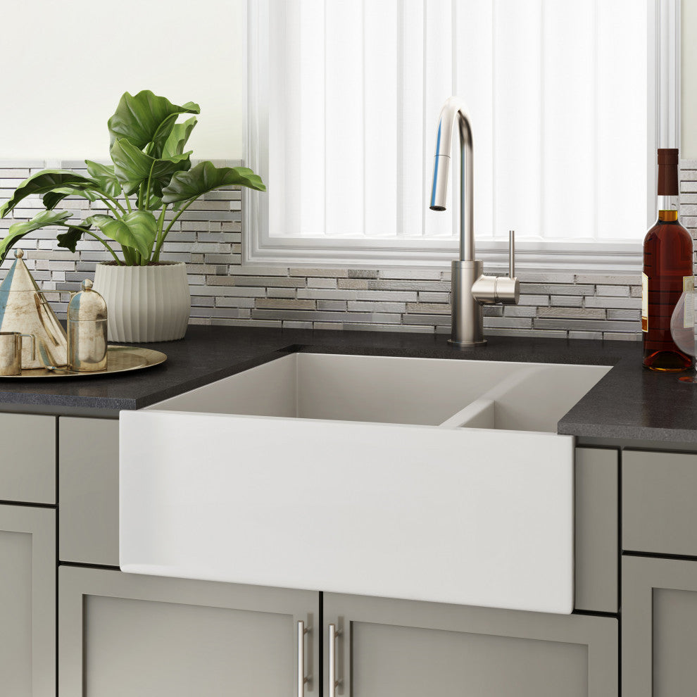 Motegi Single Handle Pull-Down Kitchen Faucet, Pvd Brushed Nickel