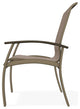 Belle Isle Sling Outdoor Dining Chair, Augustine Fennel/Beachwood