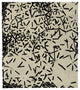 Sun Tree Ivory Rug, 6' Square