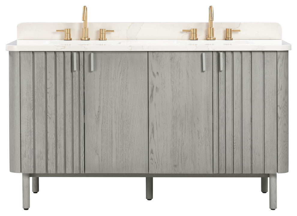 Blakely Vanity Combo Collection, Gray Oak, 61