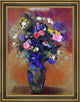 Odilon Redon Large Bouquet of Wild Flowers Framed Premium Canvas Print, 21"x28"