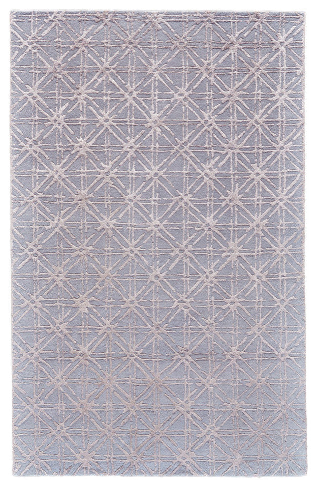 Weave & Wander Hartford Rug, Blue/Beige, 10'x10' Round