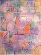 Paul Klee Harbour with Sailing Ships - 21" x 28" Premium Canvas Print