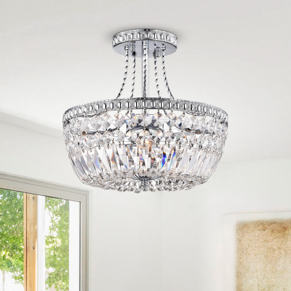 Aliante 3-Light Semi-Flush Mount