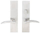 Air-Stream Lever, Tubular Passage, Privacy Bolt, LH, Satin Stainless Steel