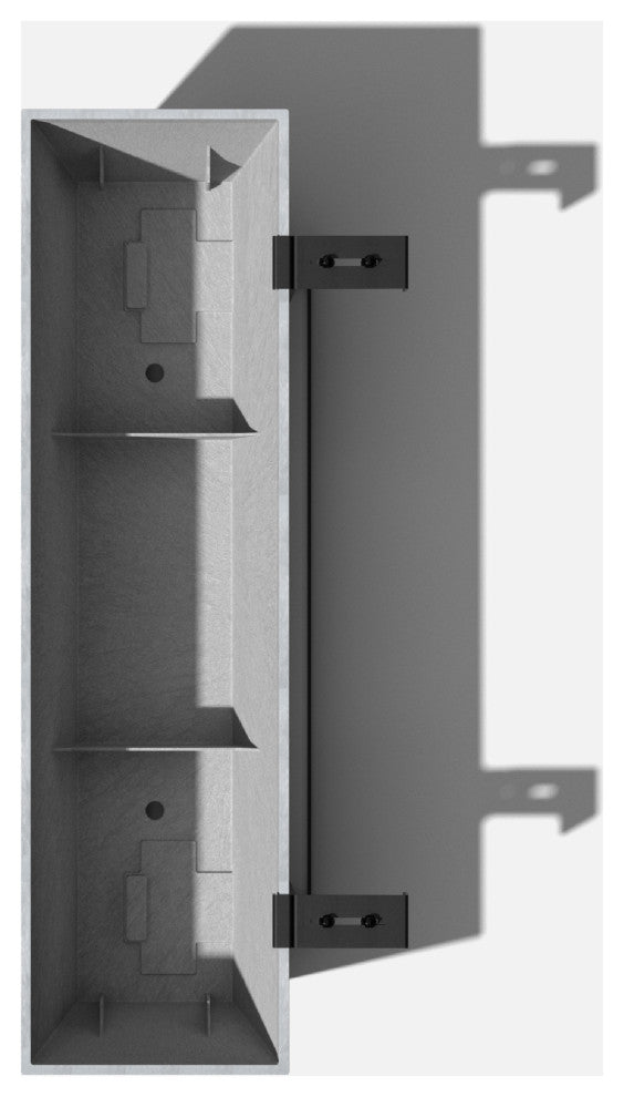 Veradek Pure Series Window Box Wall/Railing Planter, Grey, 36", 1 Pack