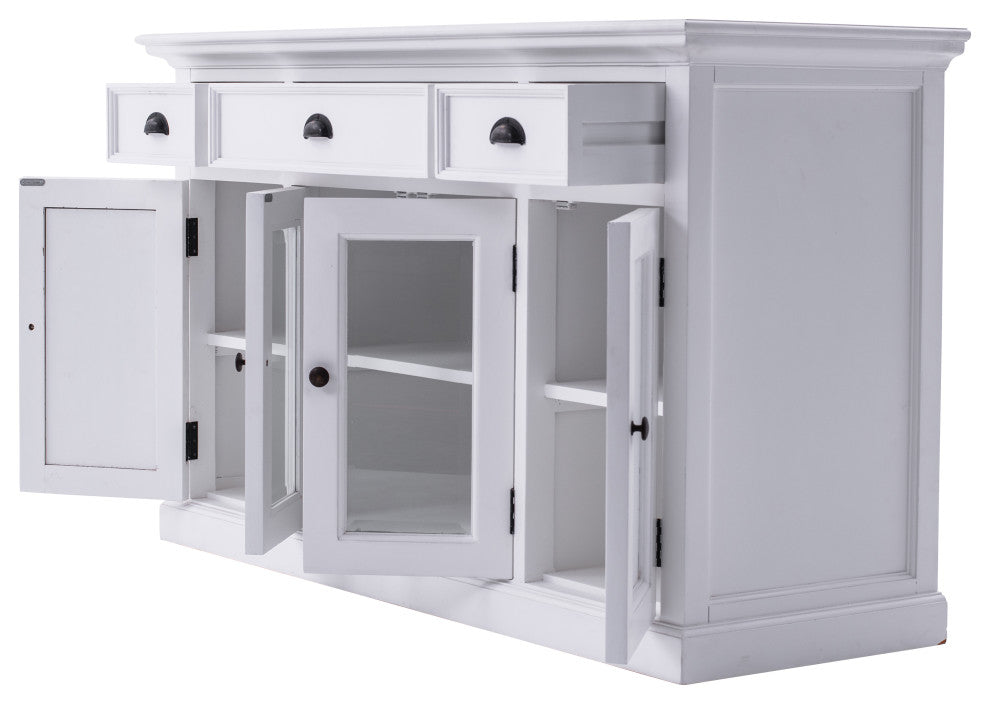 Halifax Buffet With 4 Glass Door 3 Drawers
