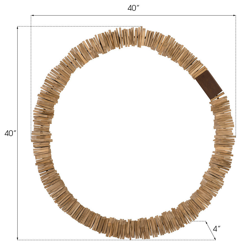 Stacked Wall Ring, Bleached, Large