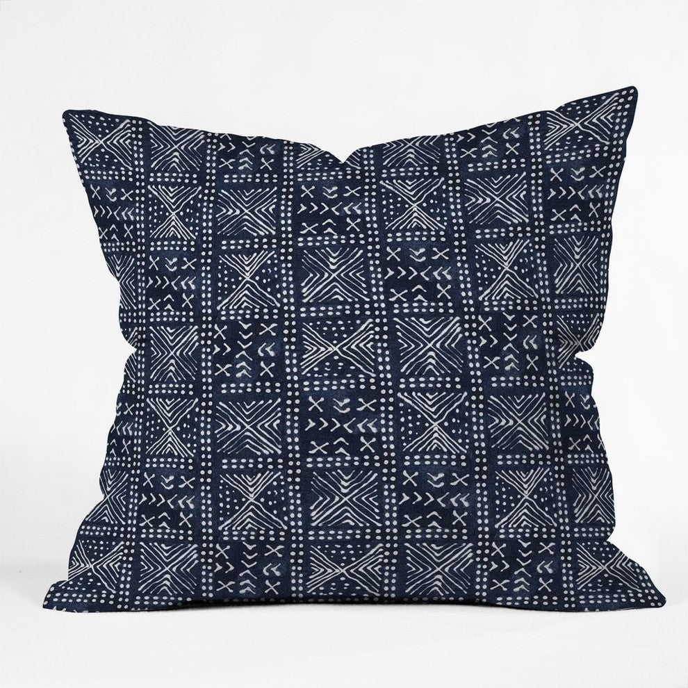 Dash And Ash Just Moody Throw Pillow, 18"x18"