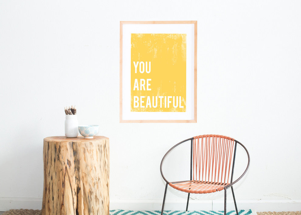 You Are Beautiful 11"x14" Children's Wall Art Print