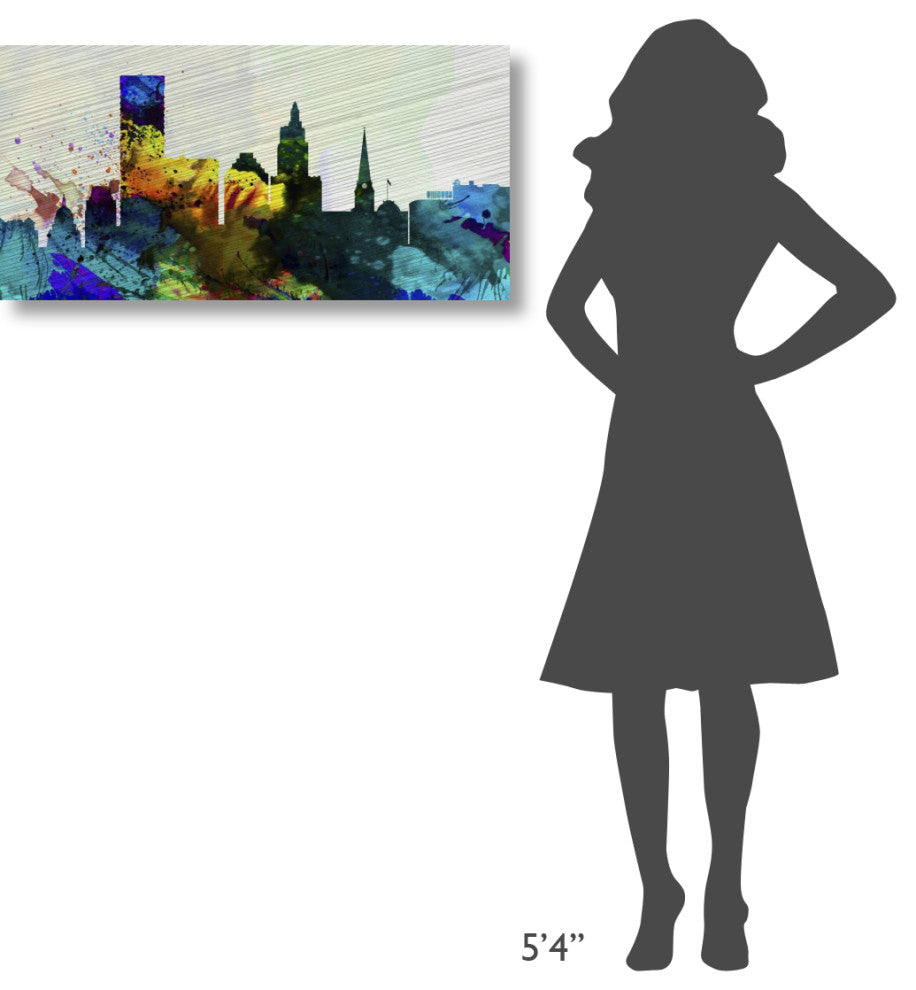 "Providence City Skyline" Fine Art Print