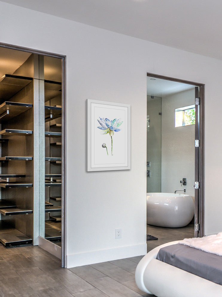 "Lotus" Framed Print by Rachel Byler