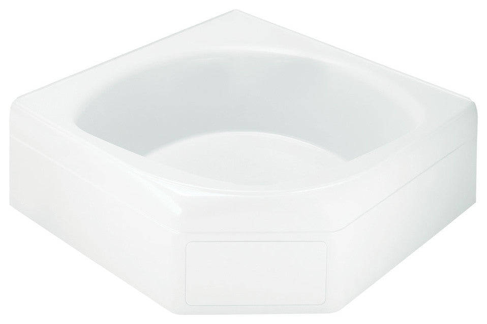 Sterling  Ensemble 20.5"x60"x60" Vikrell Corner Bathtub