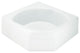 Sterling  Ensemble 20.5"x60"x60" Vikrell Corner Bathtub