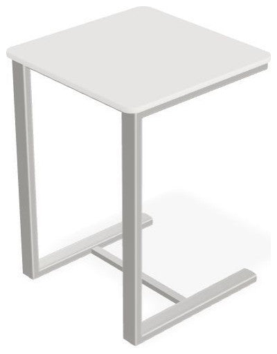 17.5" Square Marine Grade Aluminum Outdoor End Table