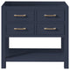 Avanity Brooks 36" Bath Vanity Only, Navy Blue