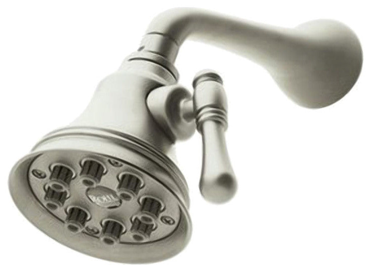 Rohl WI0123STN Mantova Multi-Function Shower Head With 8 Jets, Satin Nickel