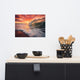Coastal Art: Golden Barrel  Photorealistic Digital Artwork Loose Art Print, 12" X 16"