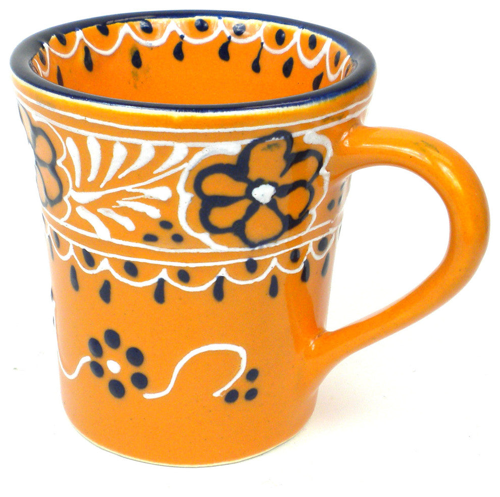 Set of Two Handcrafted Mango Ceramic Flared Cups