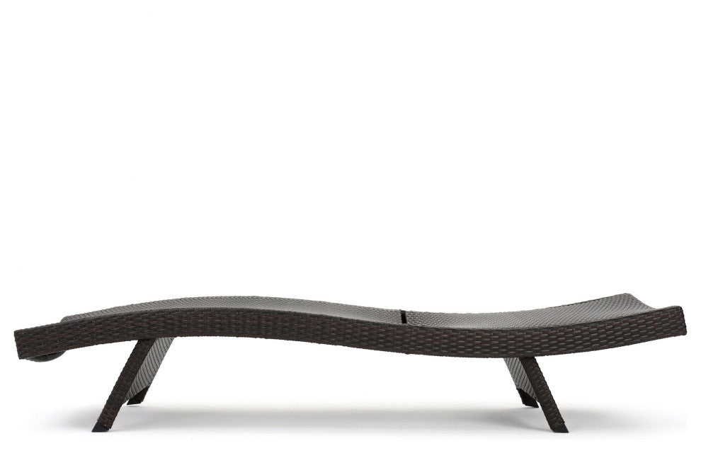 GDF Studio Lakeport Outdoor Adjustable Chaise Lounge Chair