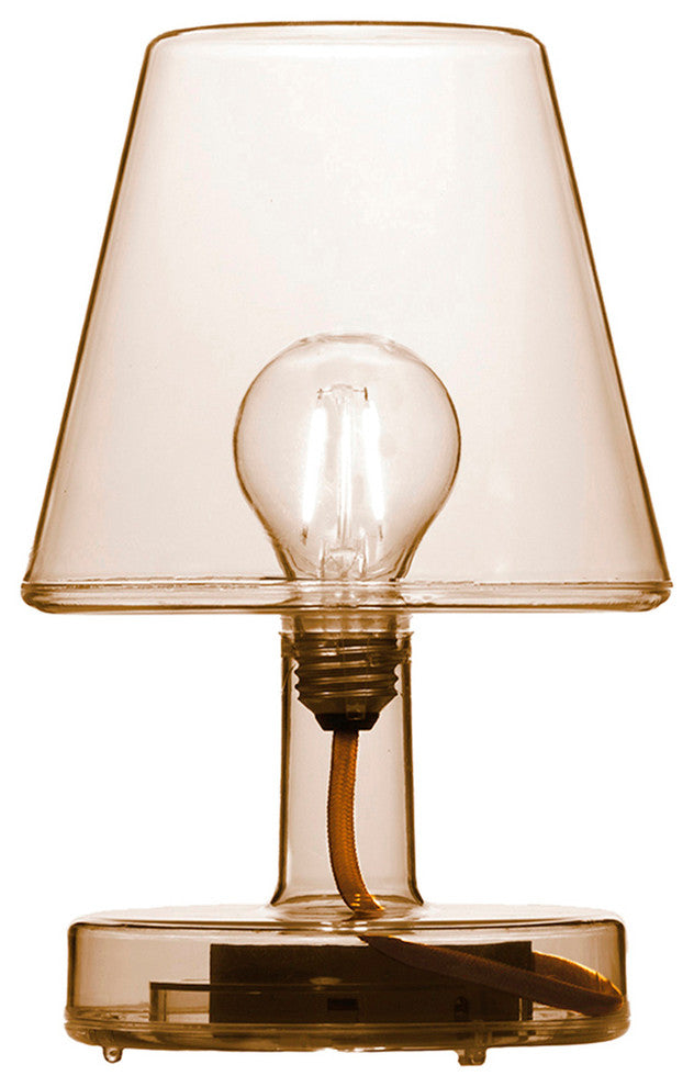 Fatboy Transloetje Modern Transparent LED Table Lamp, Brown