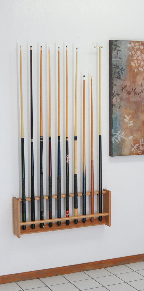 Pool Cue Rack, 10 Cue, Black