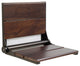 Life Line Series, Contour Shower Seats, Walnut, 26", Oil Rubbed Bronze