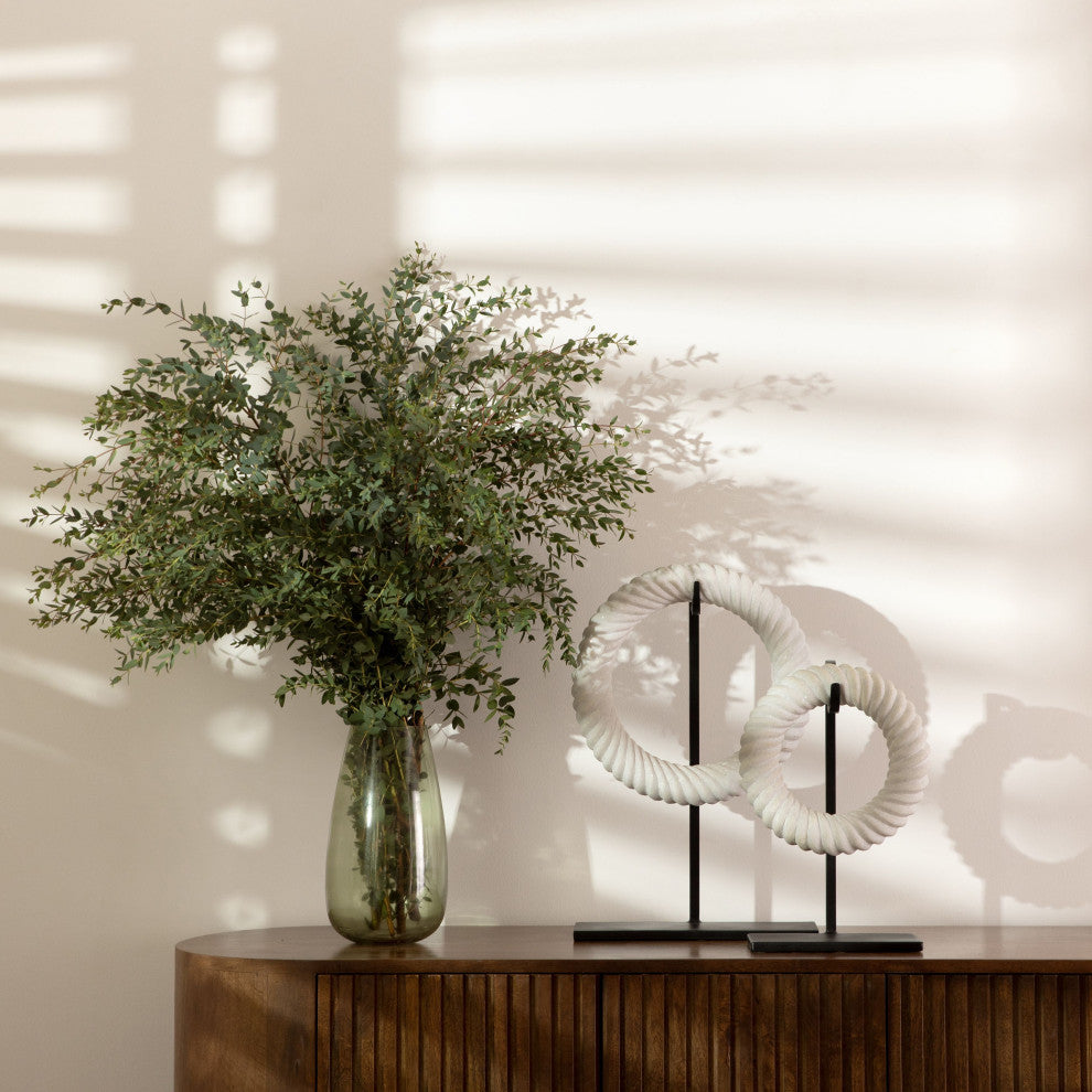 Amrita Sculpture, White (Set of 2)