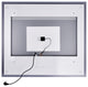 Abril Rectangle Matte White LED 40 in. Mirror From our Abril Collection