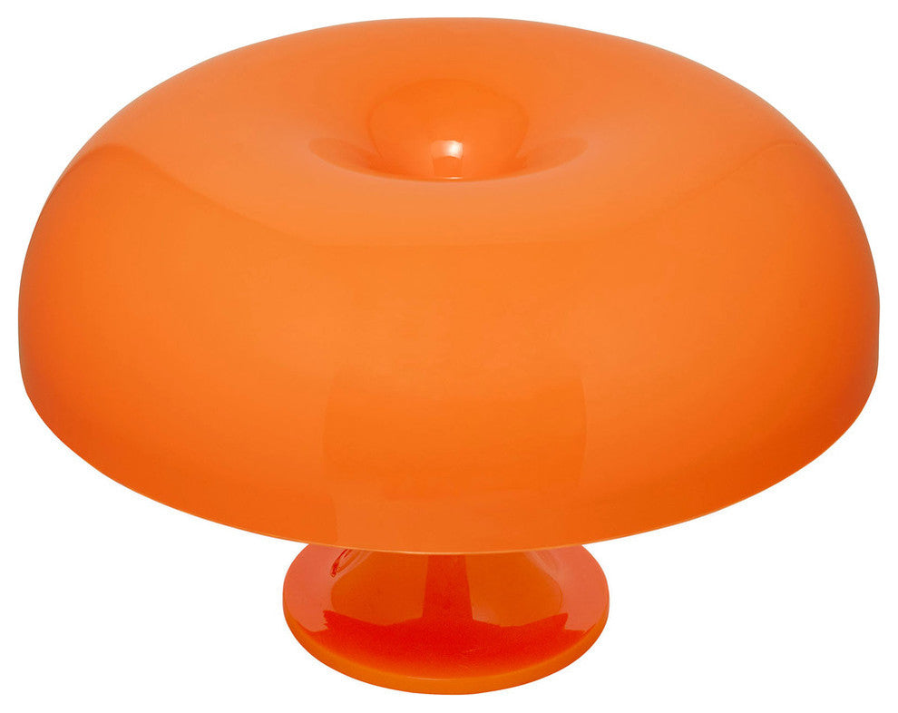 Modern Contemporary Living Room Acrylic Table Lamp Orange