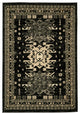 Unique Loom Black Oasis Taftan 4' 0 x 6' 0 Area Rug