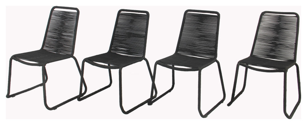 Set of 4 Neil Chair, Black