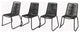 Set of 4 Neil Chair, Black