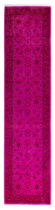 Overdyed One-of-a-Kind Hand-Knotted Area Rug Pink, 2' 8" x 11' 3"