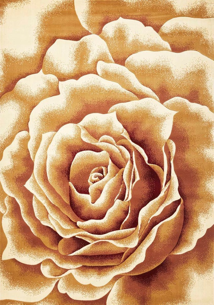 Corinthian 5338 Ivory Floral Splendor Rug, 2'2"x7'11" Runner