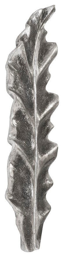 Petiole Wall Leaf, Silver, Small, Version B