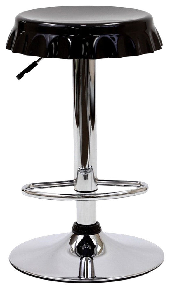 Modern Contemporary Dining Kitchen Bar Stool Black