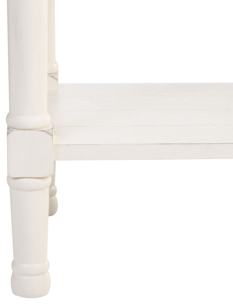 Safavieh Primrose 3 Drawer Console Table, Distrssed White
