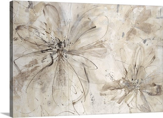 "Milk and Honey Floral" Canvas Art, 24"x16"x1.25"
