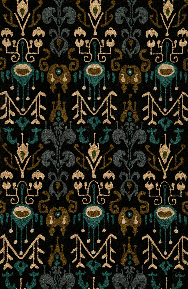 Habitat HABITHB-02BLK Rug, 5'x8'