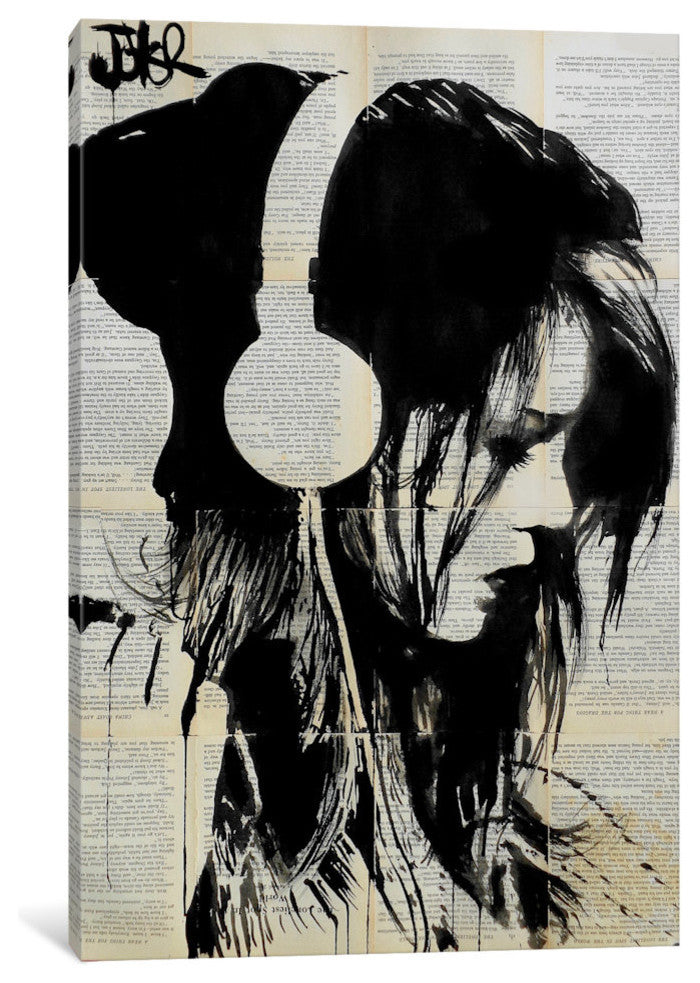 "Melodies Solace Gallery" by Loui Jover, 26x18x1.5"