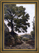 Henri Harpignies a Large TreePath in the CountrysideFramed Canvas Print, 18"x27"